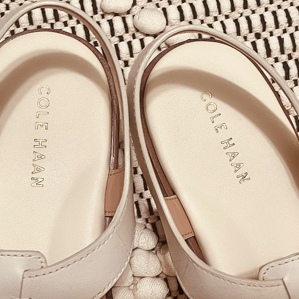 Cole Haan Women's White Strappy Sandals - Picture 2 of 7